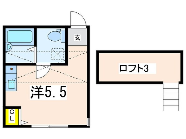 エスポワール立場の物件間取画像